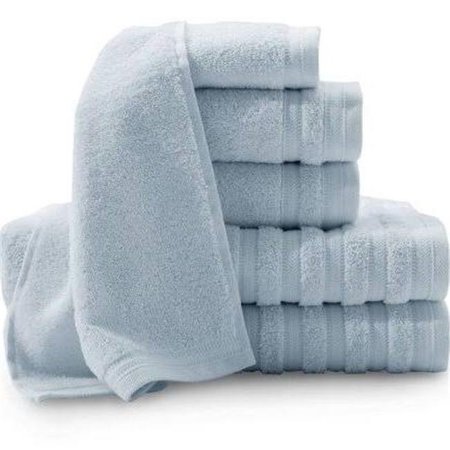 BALTIC LINEN Sobel Westex Pure Elegance 100-Percent Turkish Cotton  6-Piece Luxury Towel Set - Light Blue 3535586800000